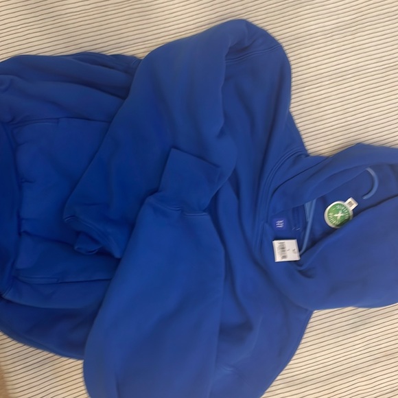 YEEZY X GAP SM ROYAL BLUE HOODIE - Picture 2 of 3